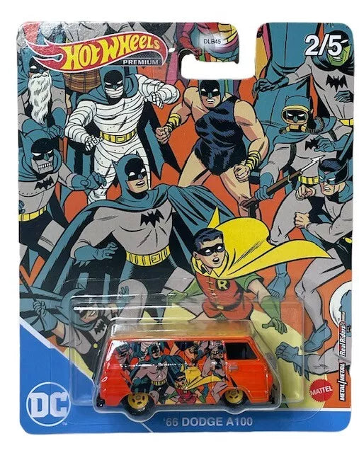 2022 Hot Wheels Premium - JAPAN - Pop Culture DC Batman Comics - DLB45 Complete Set of 5