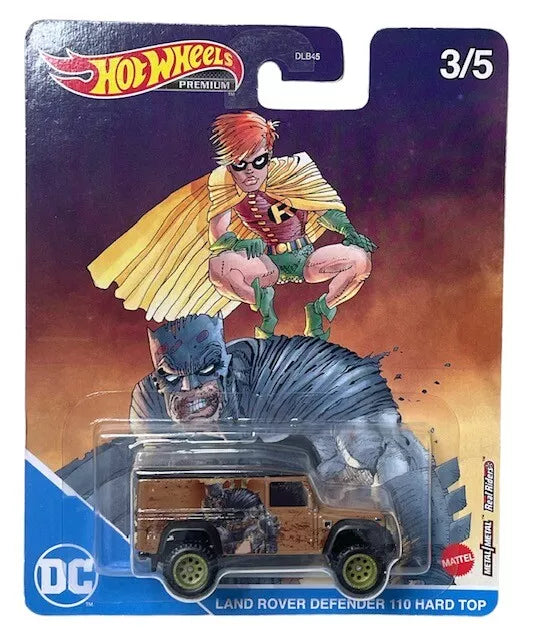 2022 Hot Wheels Premium - JAPAN - Pop Culture DC Batman Comics - DLB45 Complete Set of 5