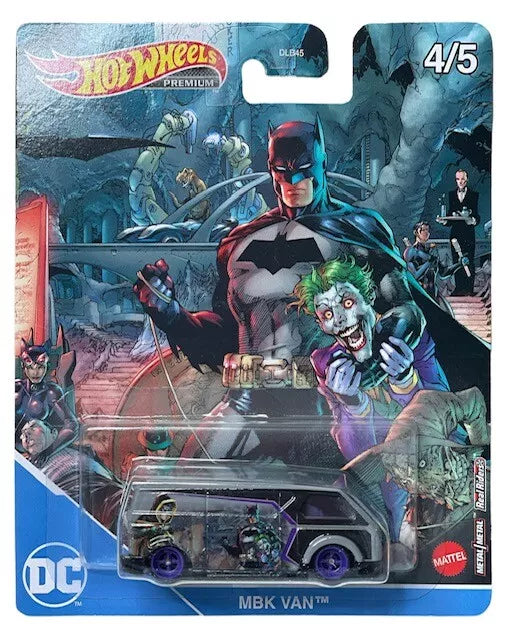2022 Hot Wheels Premium - JAPAN - Pop Culture DC Batman Comics - DLB45 Complete Set of 5