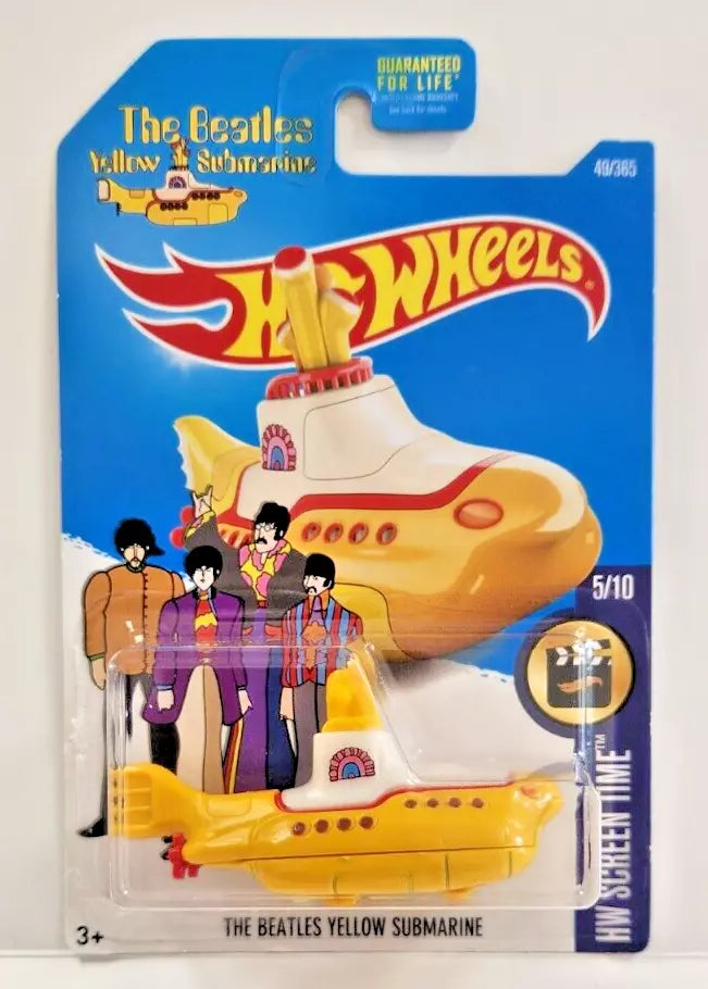 2018 Hot Wheels - The Beatles Yellow Submarine - #49 - HW Screen Time - DTX33