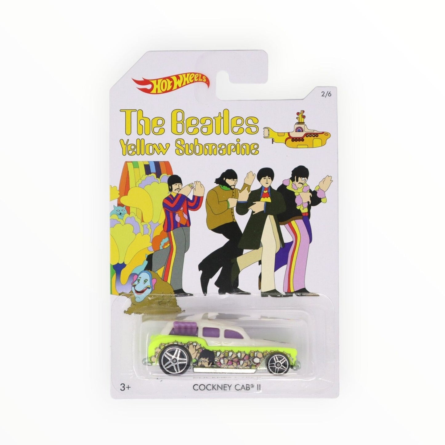 2017 Hot Wheels - The Beatles Yellow Submarine - Cockney Cab II