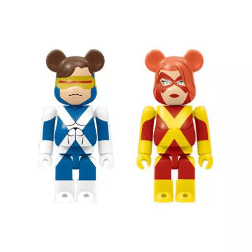 Medicom Bearbrick - 100% 2 Pack X-Men 5 Piece Set - Japan Lottery Exclusive
