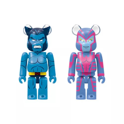 Medicom Bearbrick - 100% 2 Pack X-Men 5 Piece Set - Japan Lottery Exclusive