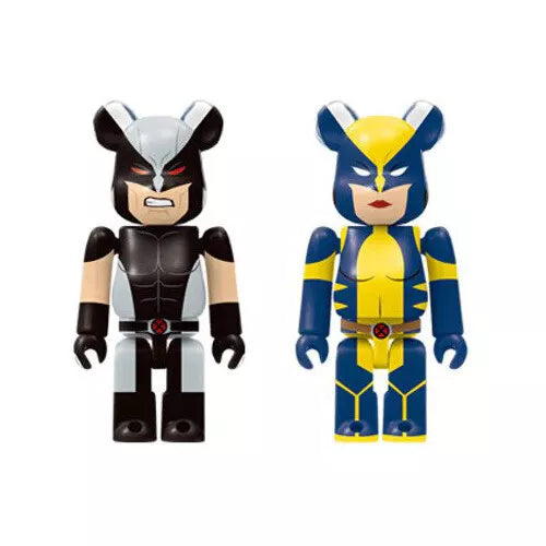 Medicom Bearbrick - 100% 2 Pack X-Men 5 Piece Set - Japan Lottery Exclusive