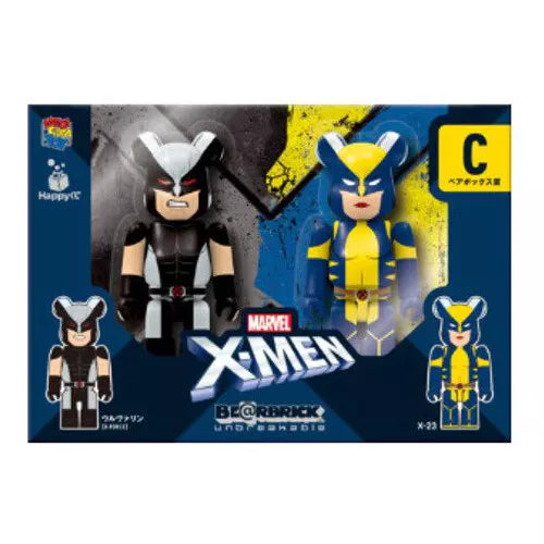 Medicom Bearbrick - 100% 2 Pack X-Men 5 Piece Set - Japan Lottery Exclusive