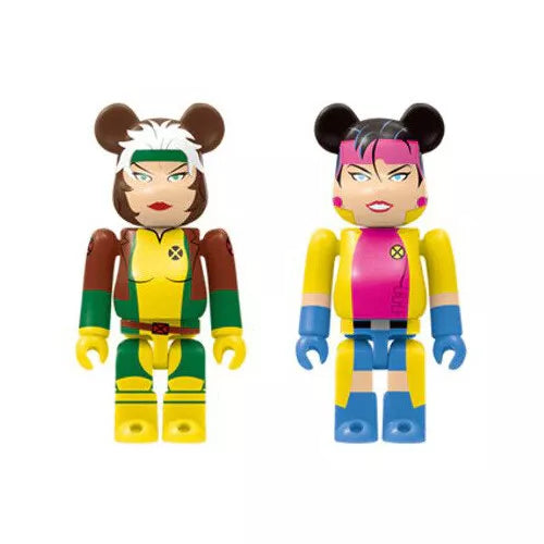 Medicom Bearbrick - 100% 2 Pack X-Men 5 Piece Set - Japan Lottery Exclusive