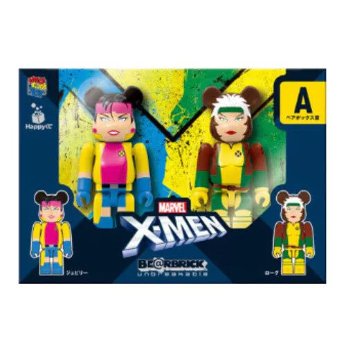 Medicom Bearbrick - 100% 2 Pack X-Men 5 Piece Set - Japan Lottery Exclusive