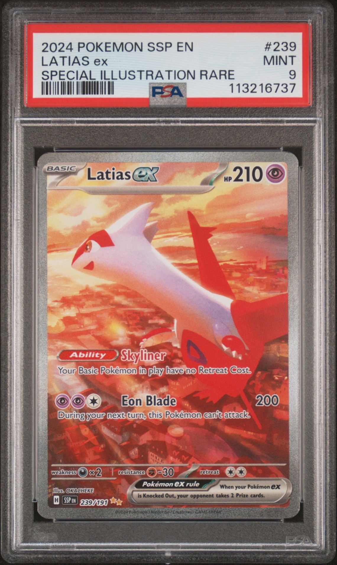 2024 Pokemon SSP En Surging Sparks 239 Latias Special Illustration SoleSavy 2024 Pokemon SSP En Surging Sparks 239 Latias Special Illustration SoleSavy