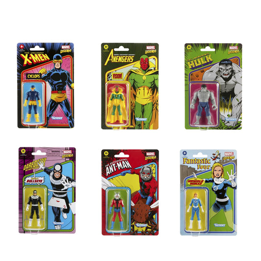 Marvel Legends - Retro Collection Wave 3 - Complete Set of 6 - 3.75" Action Figures