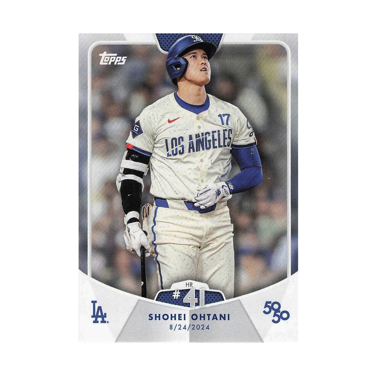 2024 Topps - 50/50 - Shohei Ohtani HR #41 - #81 - Ungraded Card