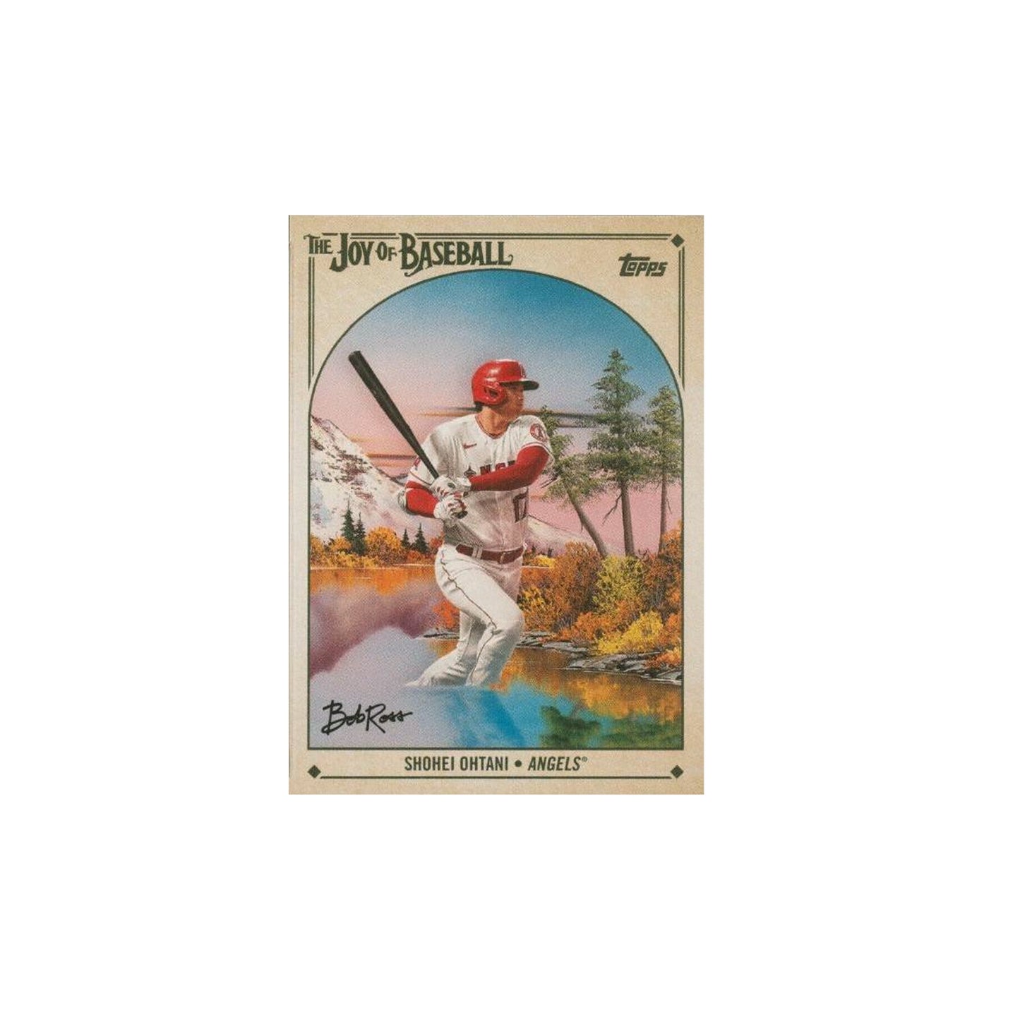 2023 Topps x Bob Ross The Joy of Baseball - Shohei Ohtani - #1 - Ungraded Card