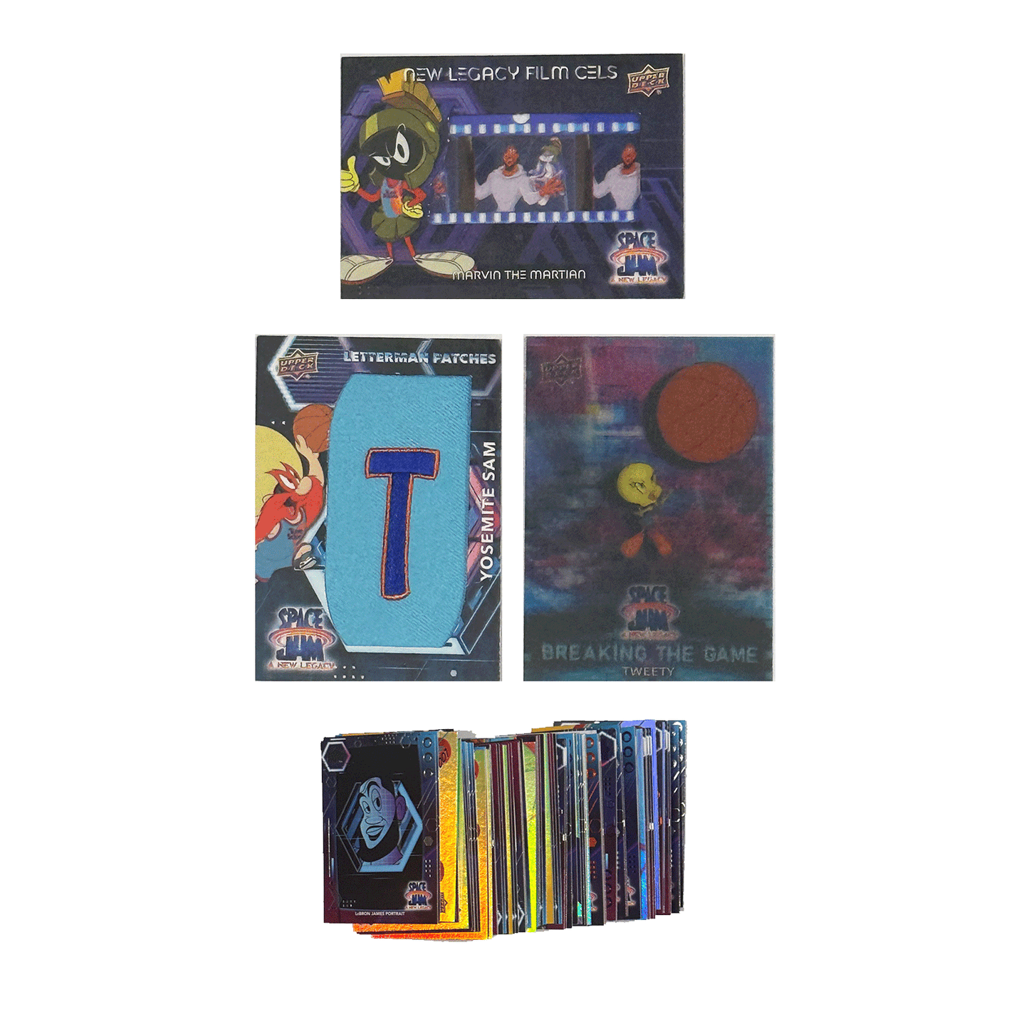 2021 Upper Deck Space Jam: A New Legacy - Set of 85 Cards - Includes 3 Hits
