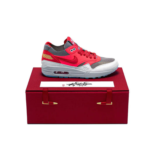 Phase 2: Nike Air Max 1 CLOT Kiss of Death Solar Red (Special Box)