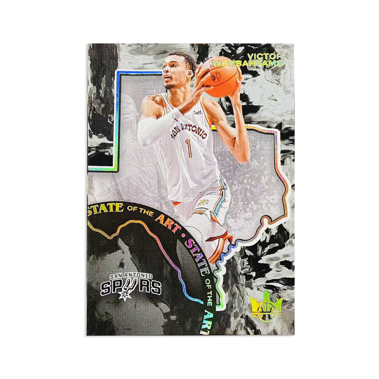 2024-25 Panini Court Kings - Victor Wembanyama State Of The Art - Case Hit - Ungraded Raw Card