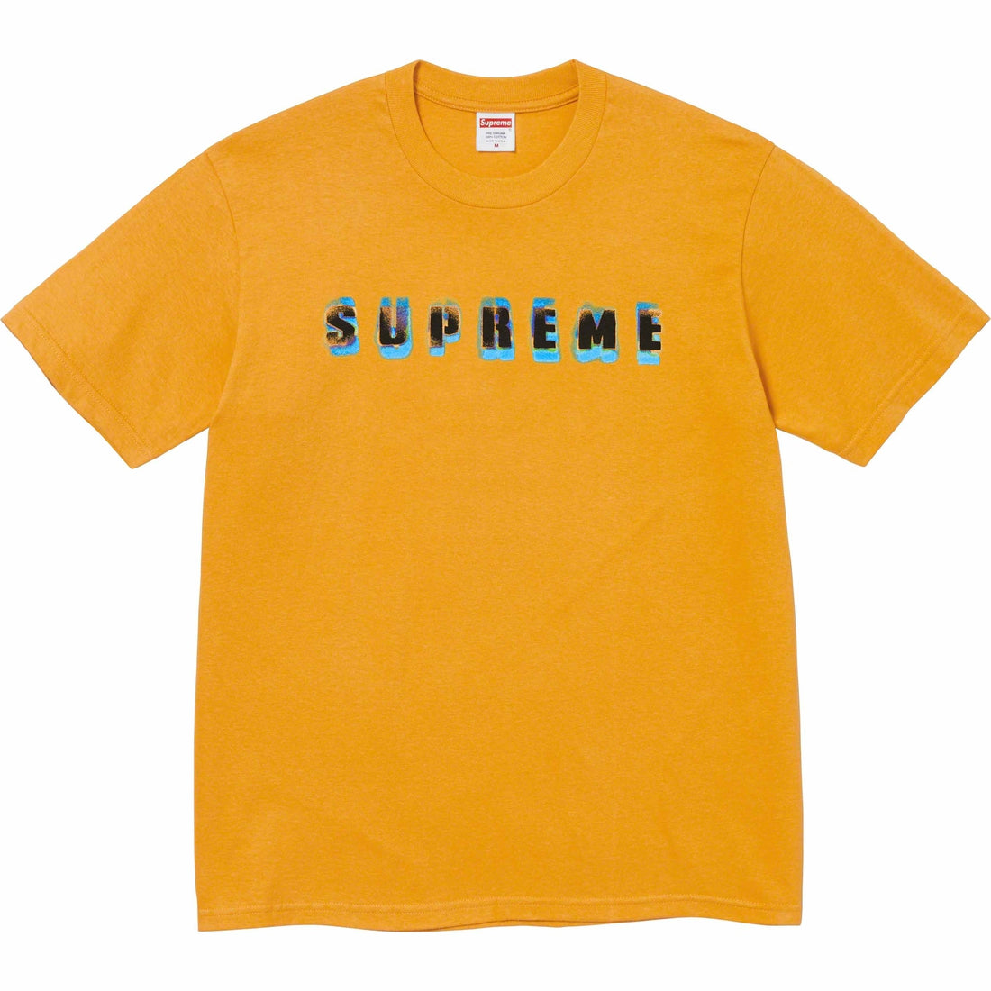 Supreme Stencil Tee 'Yellow'