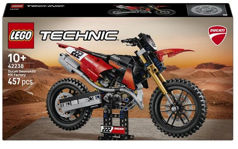 LEGO Technic - Ducati Desmo450 MX Factory Motorcycle - 42238 (PRE-ORDER AUG 1, 2026)