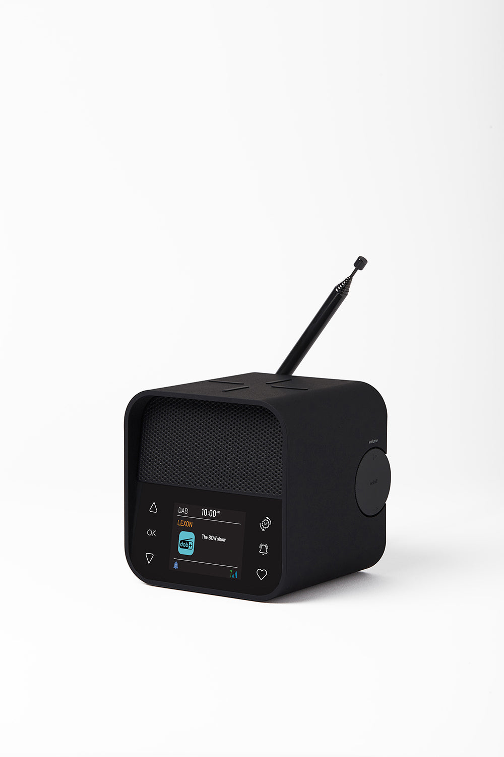 Lexon Oslo News Premium – 4-in-1 Bluetooth Speaker, Radio, Alarm Clock & Wireless Charger