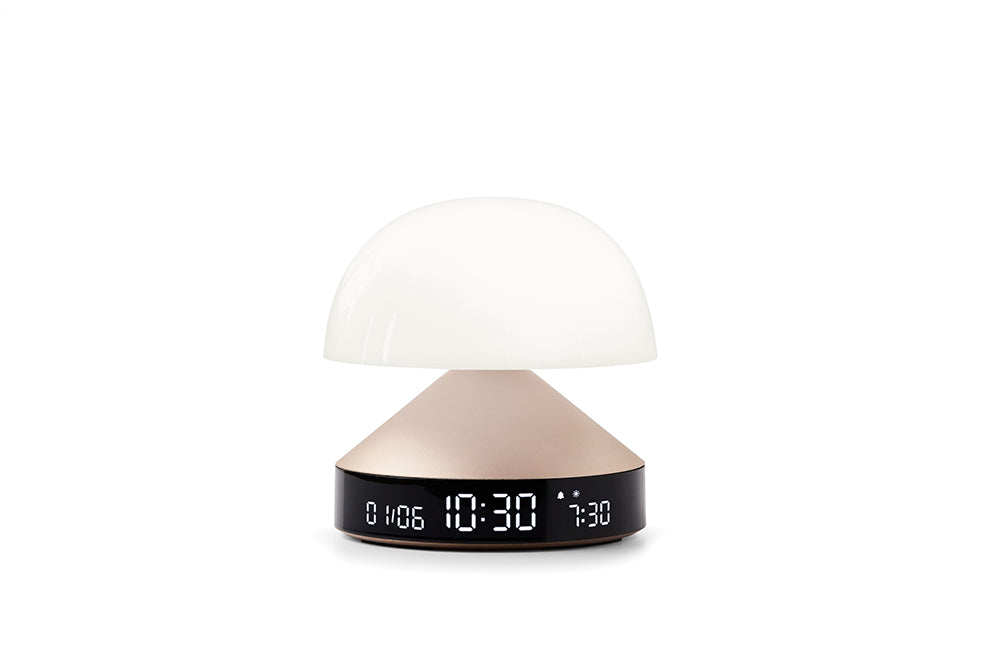 Lexon: Mina Sunrise Daylight Simulator Lamp with Alarm Clock - Gold