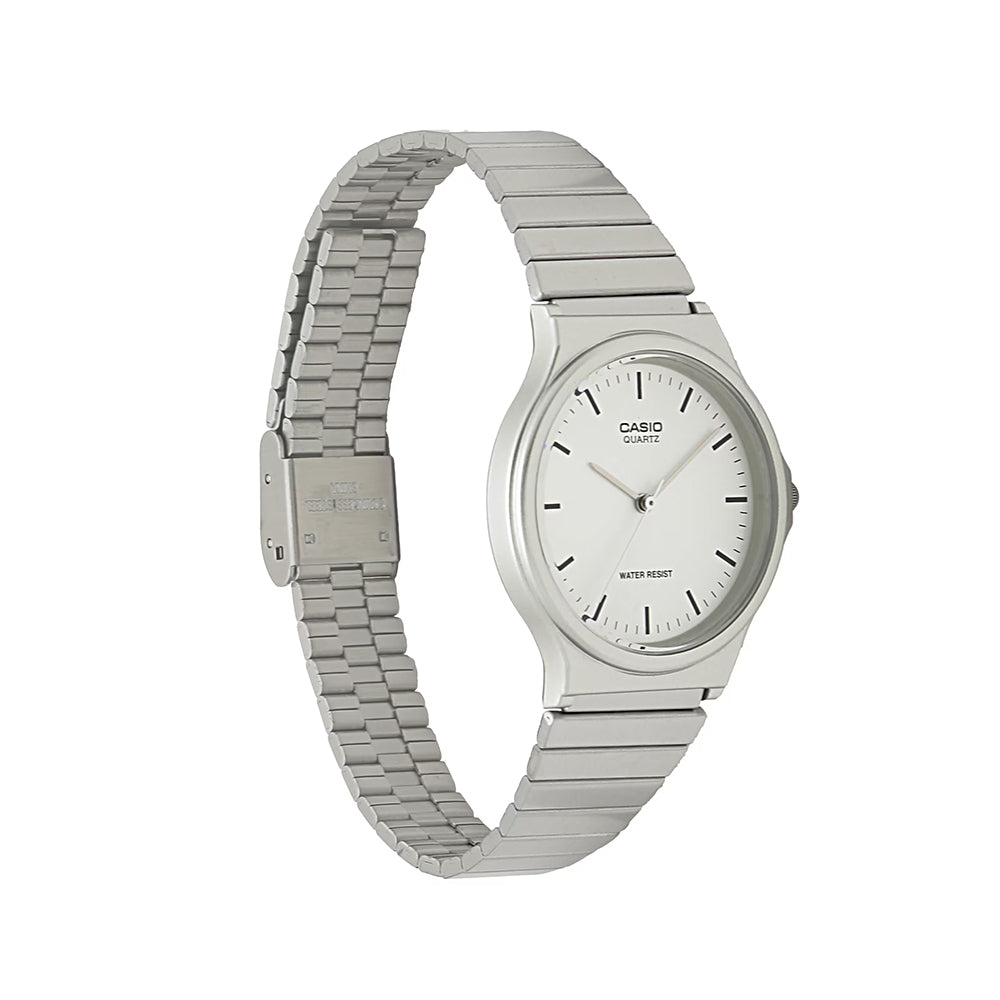 CASIO CLASSIC ANALOG STAINLESS STEEL WATCH MQ24D-7E