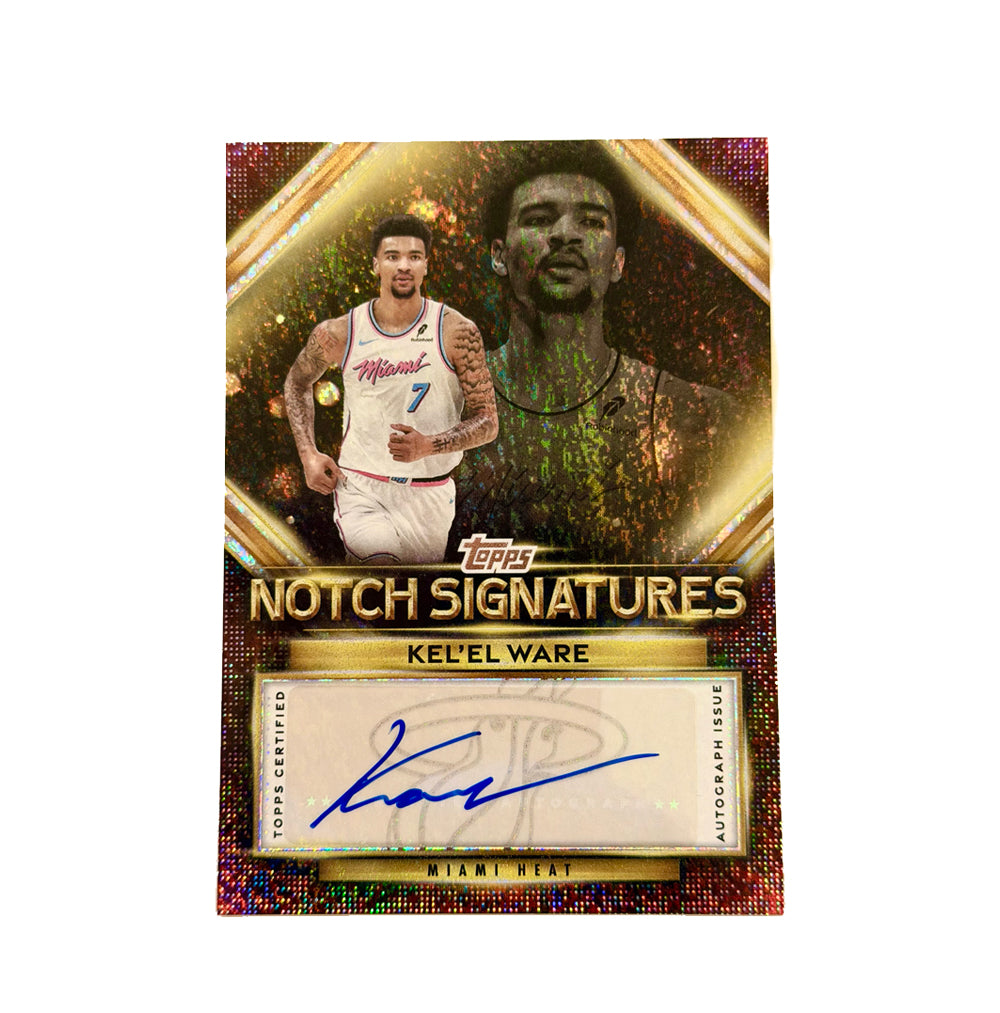 2025-26 Topps - Notch Signatures Kel'el Ware #TNS-AR - Rookie - Raw Ungraded Card