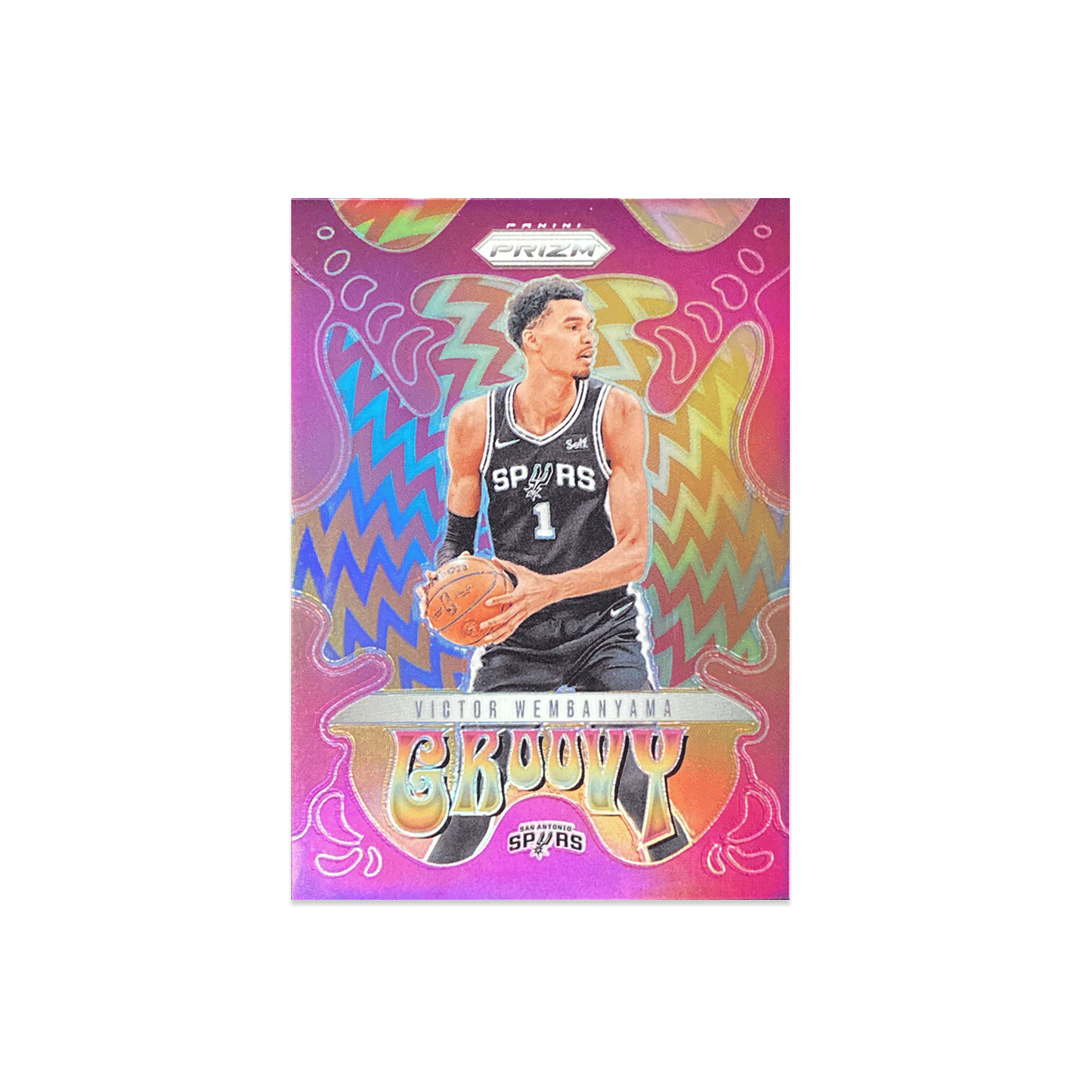 2024-25 Panini Prizm - Victor Wembanyama - Groovy SSP #28 - Raw Ungraded Cards