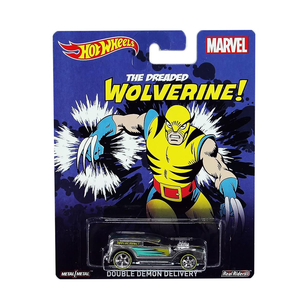 Hot Wheels Premium 2015 Marvel Wolverine Double Demon Delivery SoleSavy