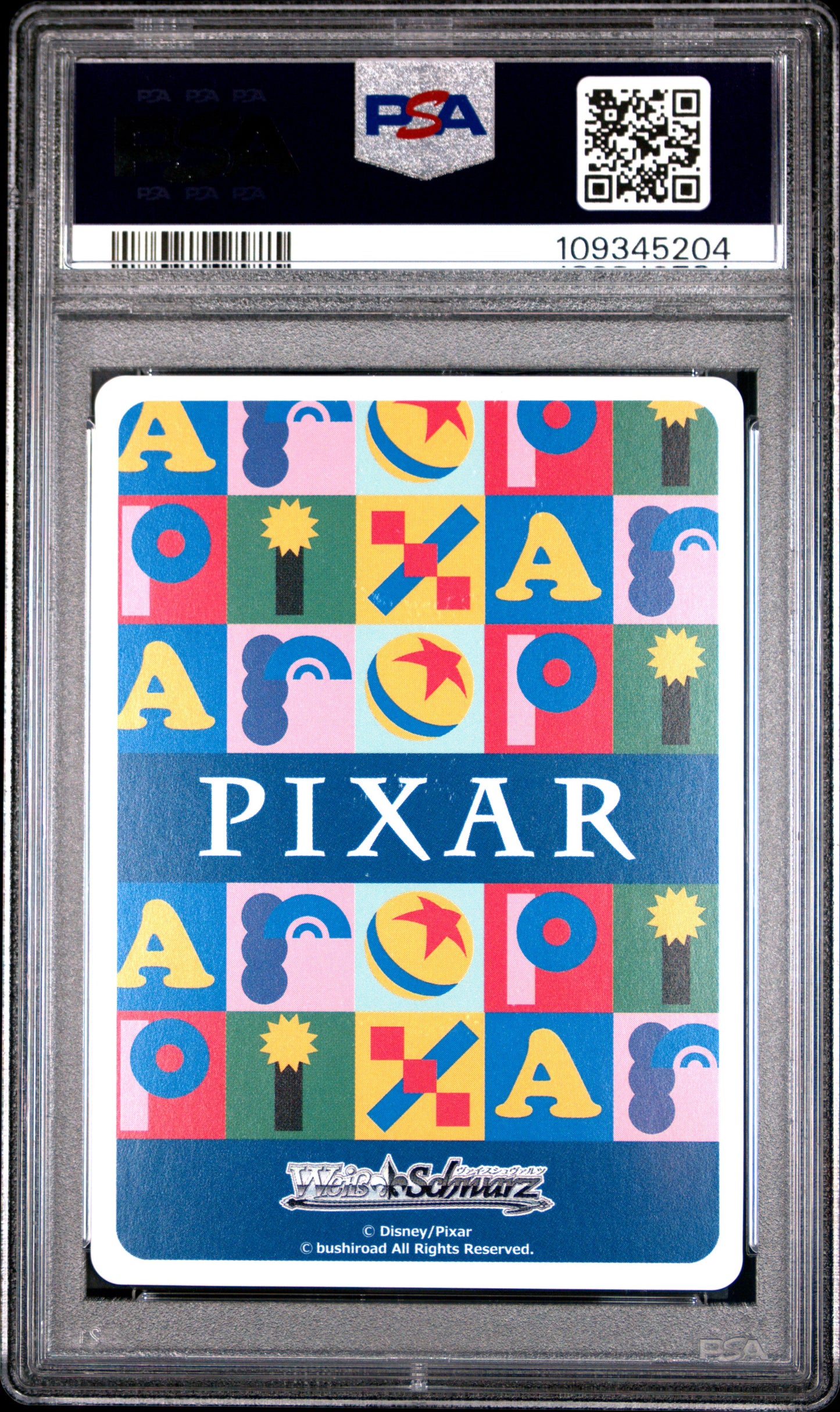 Pixar Weiss Schwarz JP The World Inside Your Head" Joy & Bing Bong 012 PSA 10