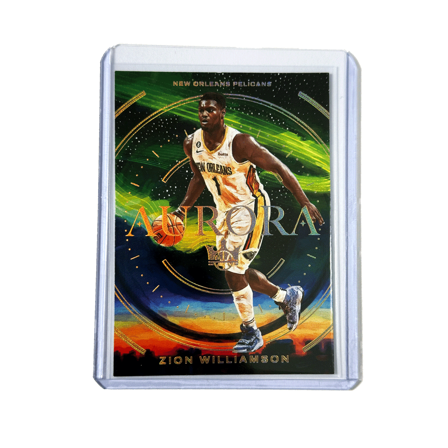 2022-23 Panini Court Kings - Zion Williamson - Aurora SSP #11 - Raw Ungraded Cards