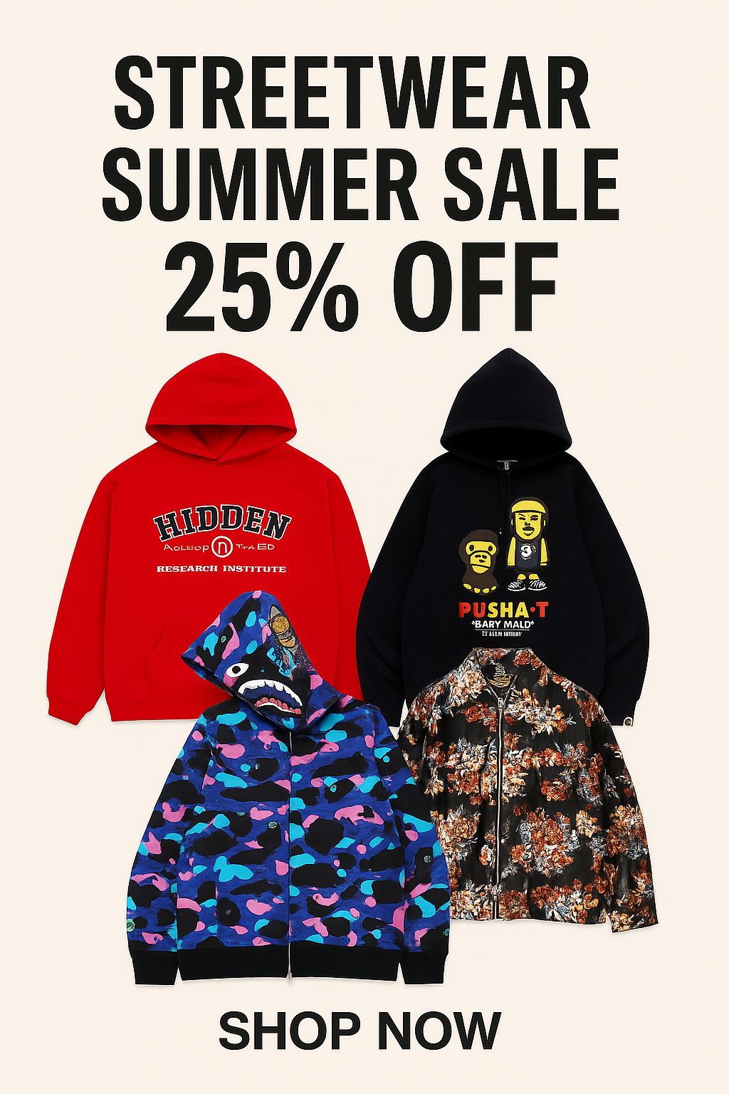 Streetwear Summer Cleaning Markdowns (A-Z)