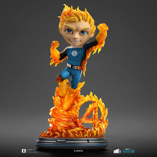 Iron Studios - Human Torch (Blue Suit Variant) - Fantastic Four - SDCC 2025 Exclusive