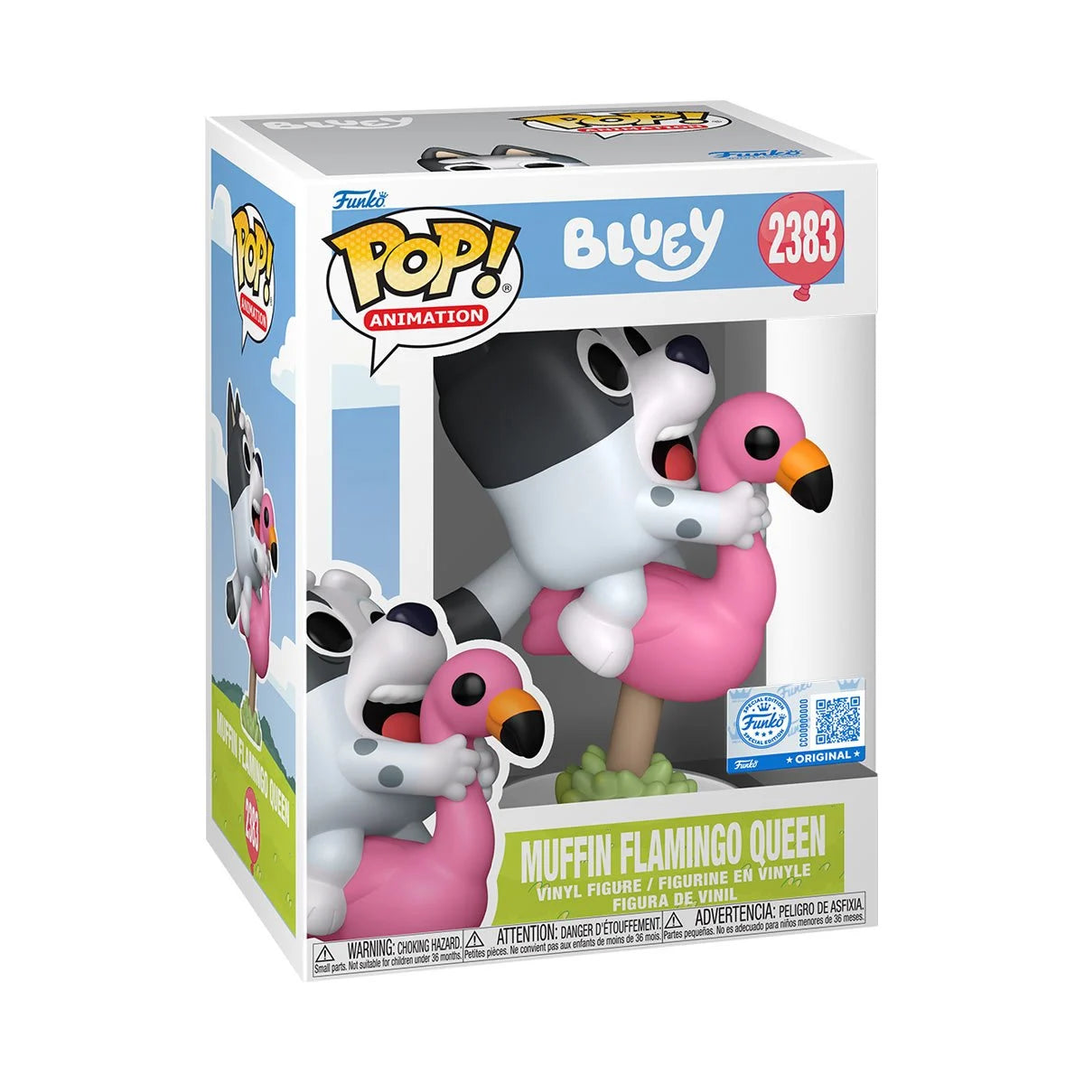 Funko Bluey - Muffin Flamingo Queen Vinyl Figure #2383 - Entertainment Earth Exclusive (PRE-ORDER JULY 2026)