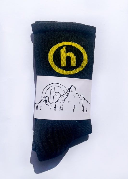 Hidden NY Black/Yellow Classic Socks