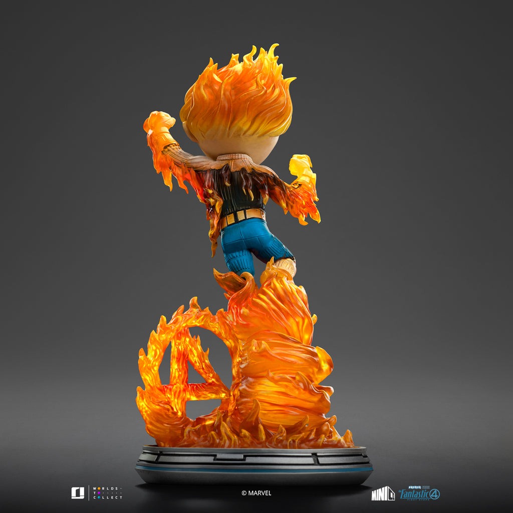 Iron Studios - Human Torch (Blue Suit Variant) - Fantastic Four - SDCC 2025 Exclusive