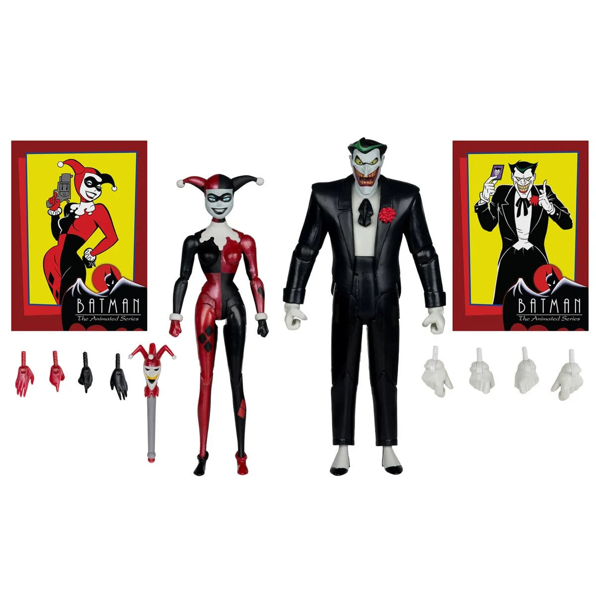 McFarlane DC Direct Batman Animated Series - Harley Quinn and The Joker "Mad Love" 6-Inch Action Figure 2-Pack & Comic - Gold Label Exclusive