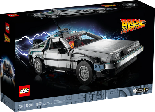 LEGO Icons - Back to The Future Time Machine - #10300 (1872 Pieces)