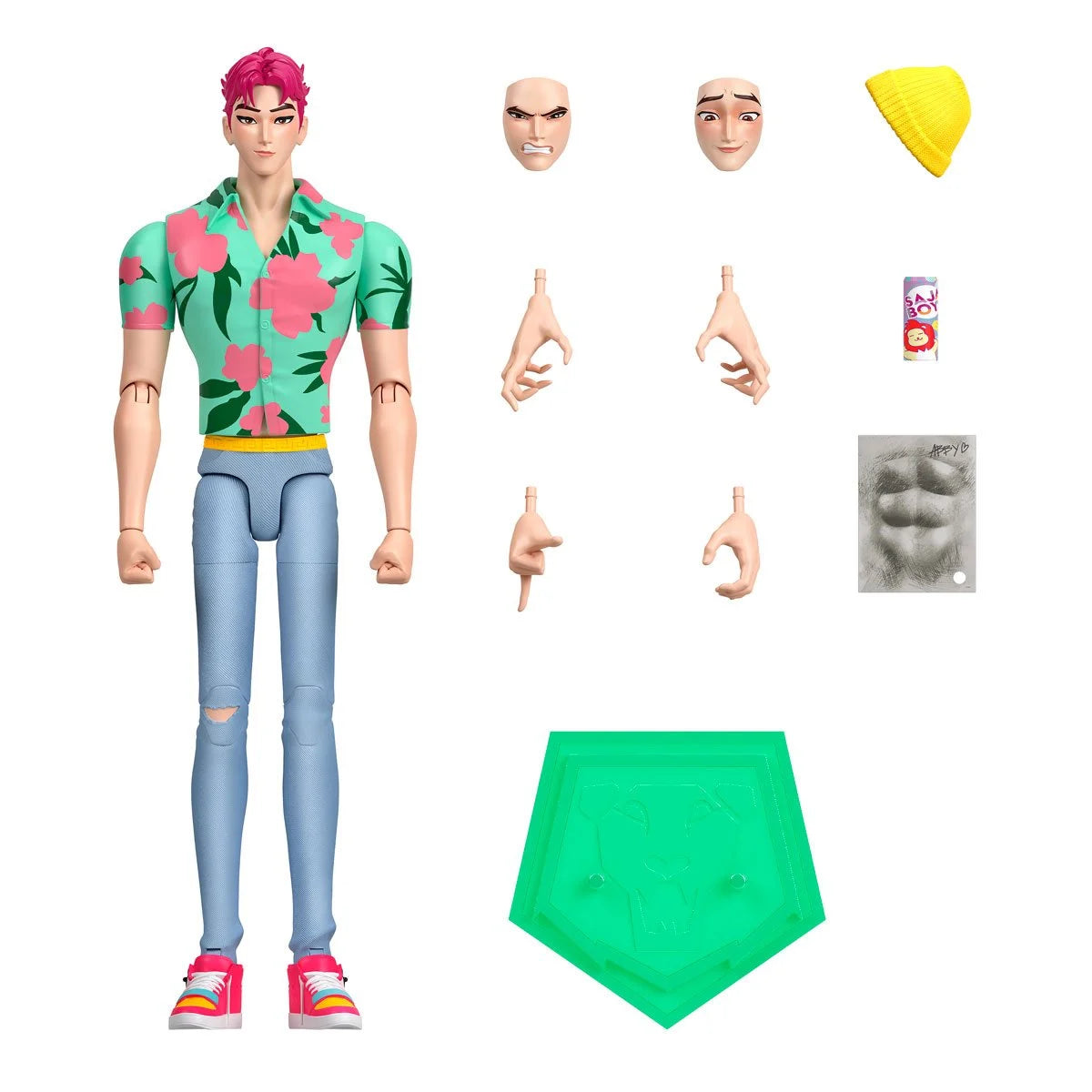 Mattel - KPOP Demon Hunters - Core Action Figure - Complete Set of 5 (Zoey, Mira, Rumi, Jinu, Abby)
