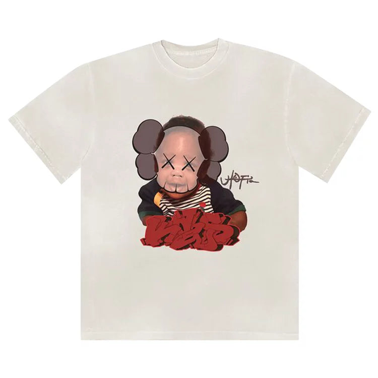 Cactus Jack by Travis Scott Utopia x Kaws Tee White