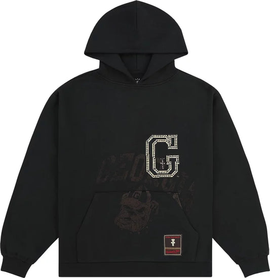 Travis Scott x Mitchell & Ness University of Georgia Overlap Pullover Hoodie