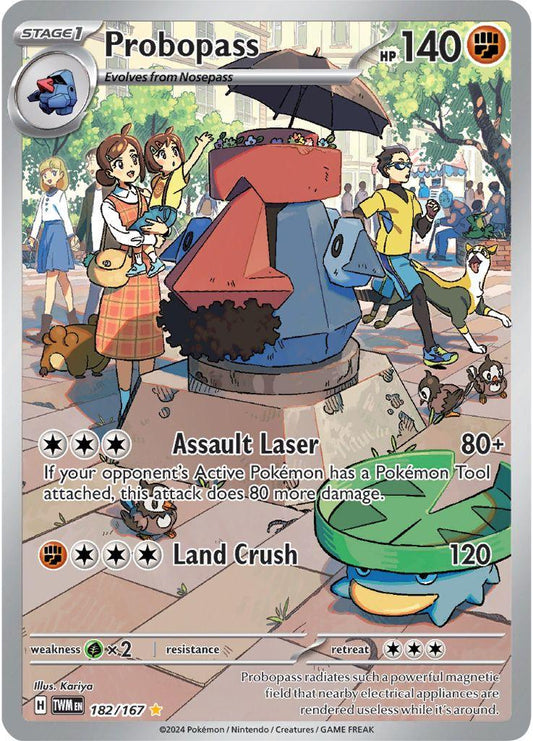 2024 Pokemon TWM-EN: − Probopass #182 − Twilight Masquerade Illustration Rare − Raw Ungraded Card
