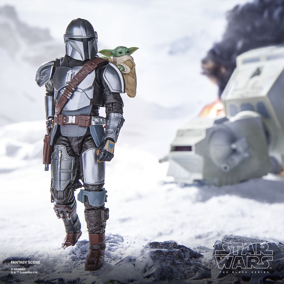 Star Wars: The Black Series - The Mandalorian & Grogu Movie Deluxe 6-Inch Action Figure - White First Edition (PRE-ORDER APRIL 2026)