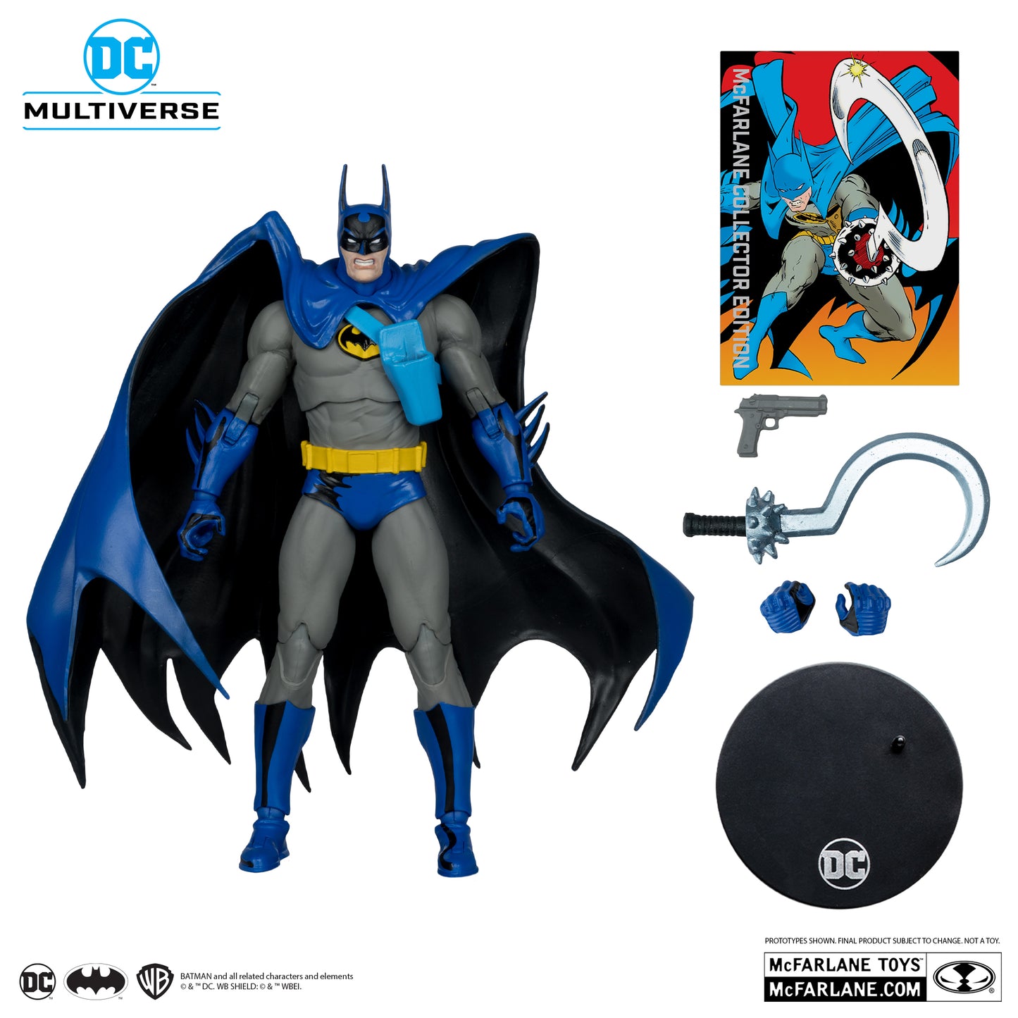 DC Collector Edition - #34 Batman - CHASE Platinum Edition - Year Two Version 7-Inch Scale - McFarlane