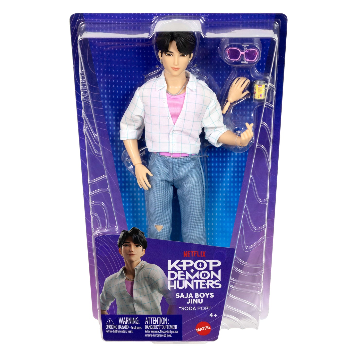 Mattel - KPOP Demon Hunters - Core Fashion Doll - Complete Set of 4 (Zoey, Mira, Rumi, Jinu) [PRE-ORDER AUGUST 2026]