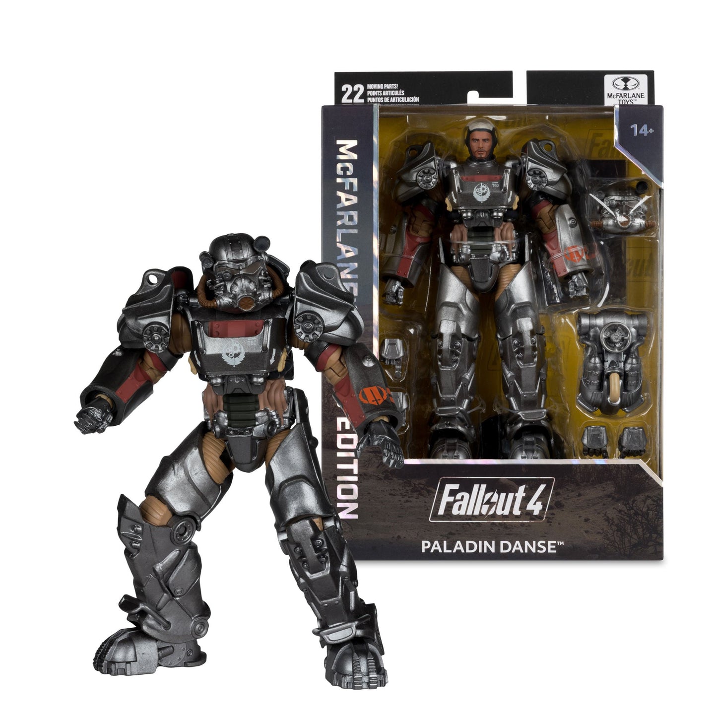 McFarlane Gaming Edition - Fallout 4 T-60 Paladin Danse - 7-Inch Scale Action Figure (PRE-ORDER AUGUST 2026)