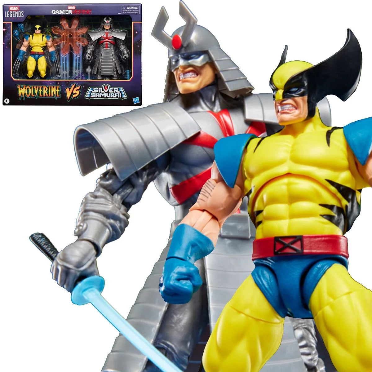 Marvel Legends - Gamerverse Wolverine vs. Silver Samurai - 2 Pack 6-Inch Action Figures (PRE-ORDER NOVEMBER 2025)
