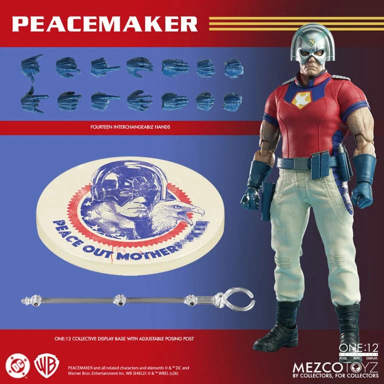 Mezco One:12 Collective Peacemaker Action Figure (PRE-ORDER APRIL 2027)