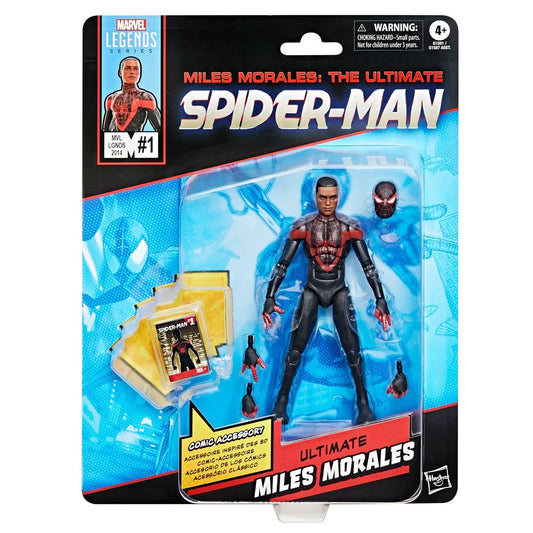 Marvel Legends - Ultimate Spider-Man Miles Morales - Comics-Inspired 6-Inch Action Figure