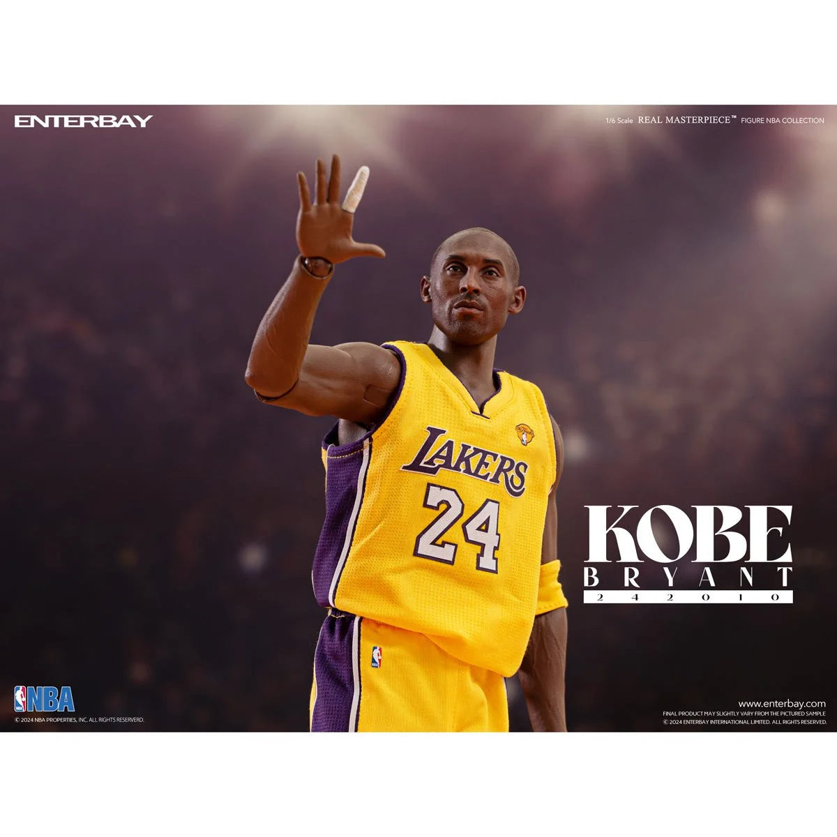 Real Masterpiece - Kobe Bryant 242010 - 1:6 Action Figure - NBA Los Angeles Lakers  - Enterbay - PRE-ORDER (APRIL 2025)