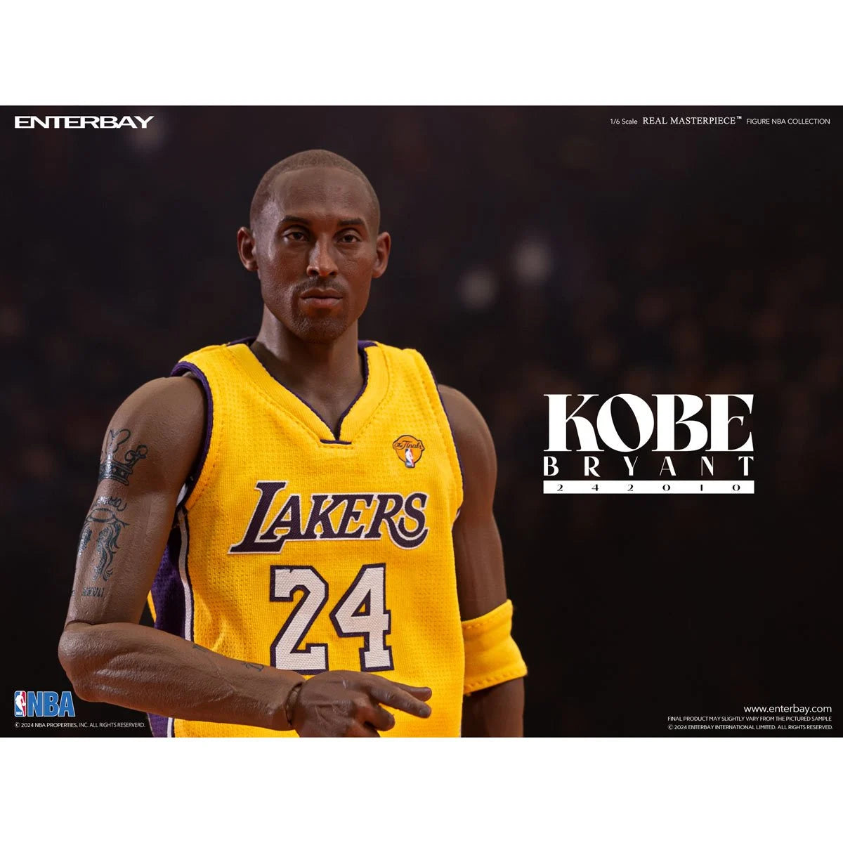 Real Masterpiece - Kobe Bryant 242010 - 1:6 Action Figure - NBA Los Angeles Lakers  - Enterbay - PRE-ORDER (APRIL 2025)