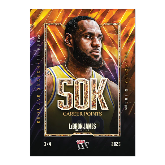 LeBron James - 2025 Topps NOW® Basketball - Card #12 (PRE-ORDER)