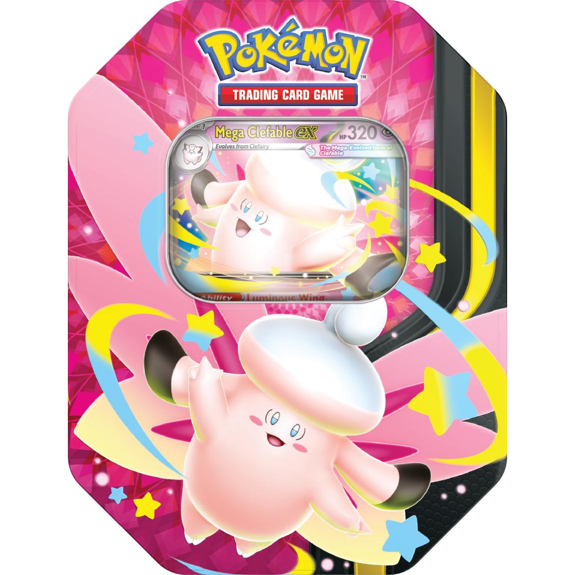 Pokemon TCG: Mega Moonlit Tin - Clefable ex (PRE-ORDER JUNE 5)